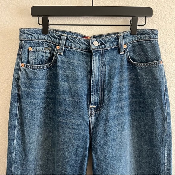 7 For All Mankind Baby Jo Crop Jean In Havana Rigid 32 - Picture 5 of 13